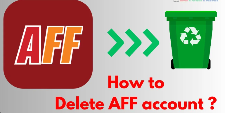 How to delete aff account