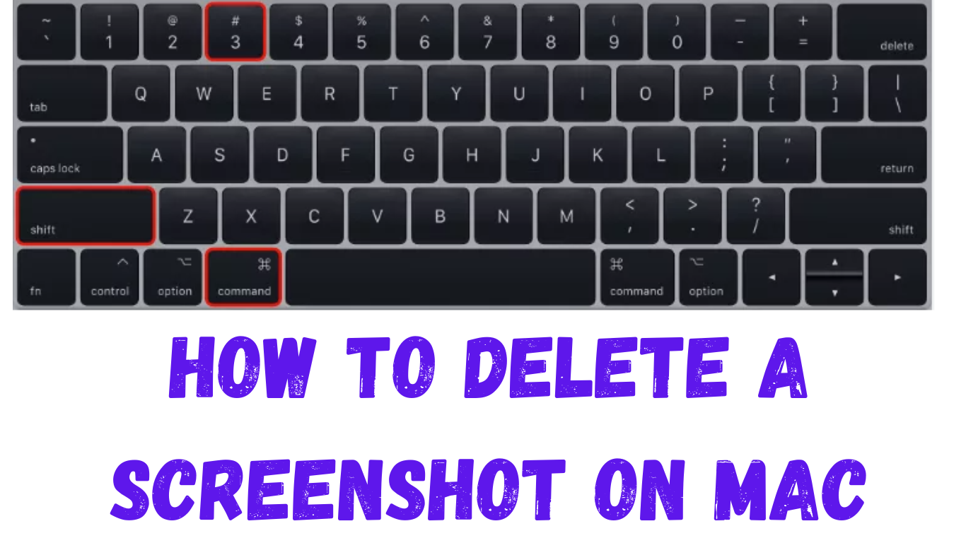 How to delete a screenshot on mac