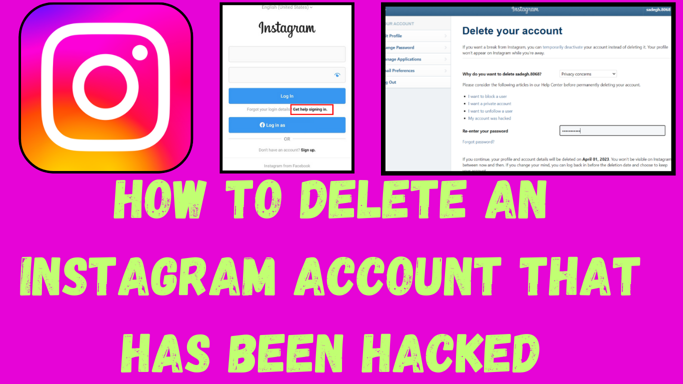 How to delete an instagram account that has been hacked-howtodeleteapps.org