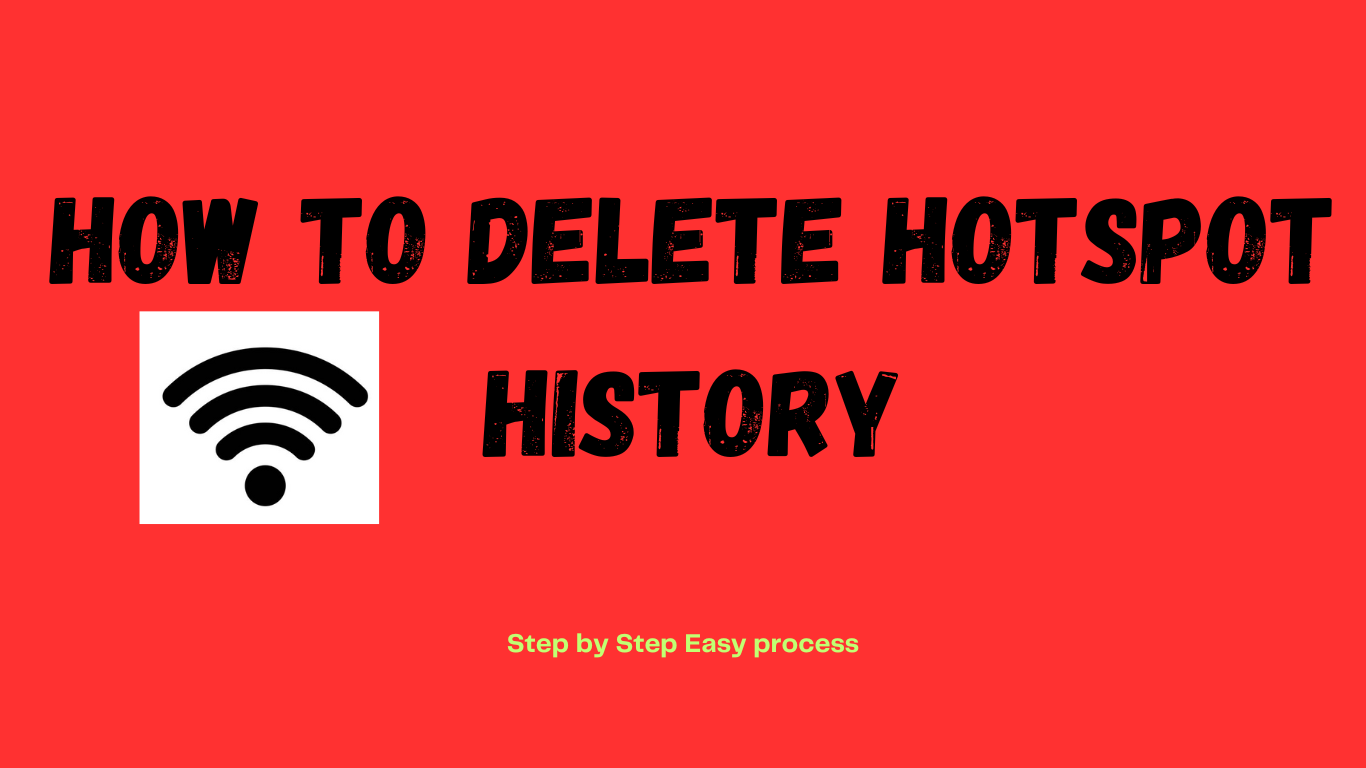 how to delete hotspot history