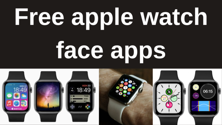 Free apple watch face apps