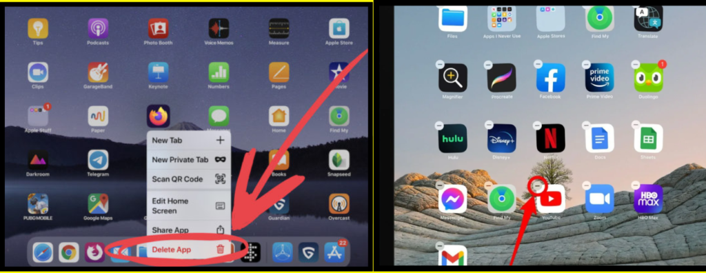 How to delete multiple apps at once on iPad