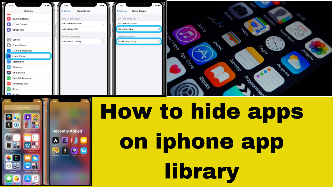 How to hide apps on iphone app library