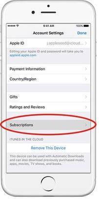 How to cancel a subscription on an iPhone