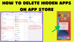 How to delete hidden apps on app store