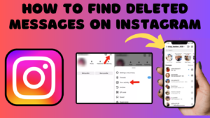 How to find deleted messages on instagram